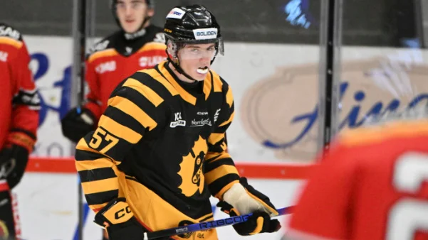 Leo Sundqvist gjorde sitt första landslagsmål när Sverige vann med tvåsiffrigt mot Tyskland.