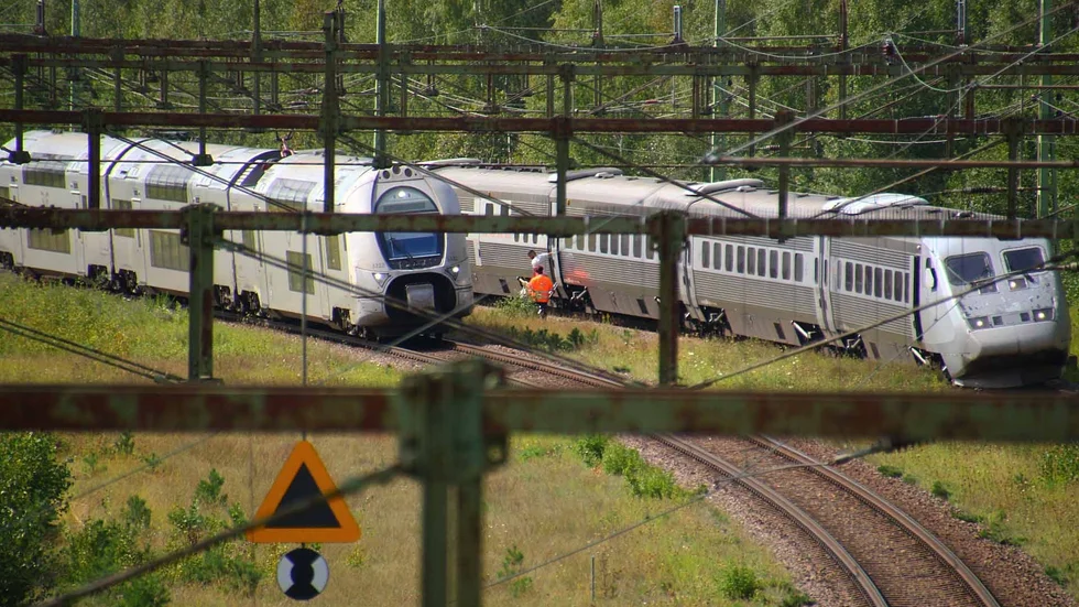 Passagerarna blev sittandes på tåget i flera timmar, när det stannade i höjd med Malmslätt. 