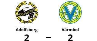 Halvtidsledning blev bara en poäng för Värmbol