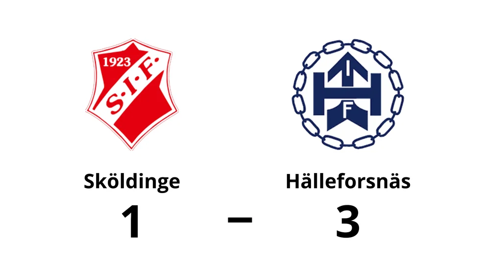 Sköldinge IF förlorade mot Hälleforsnäs IF