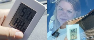 Reportern testar: Hur varmt kan det bli i bilen?