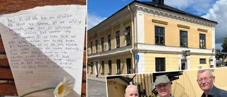 Stulna stolen tillbaka – med förlåtlapp och blommor