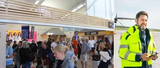 Extremt tryck på flyget – 33 ankomster på en dag