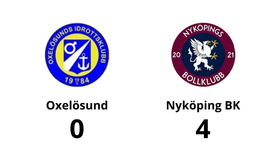 Oxelösunds IK förlorade mot Nyköpings BK