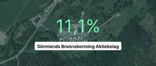 Sörmlands Brunnsborrning slår branschsnittet