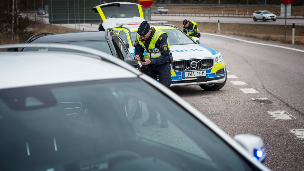 Polisen har genomfört ett antal trafikkontroller (arkivbild).