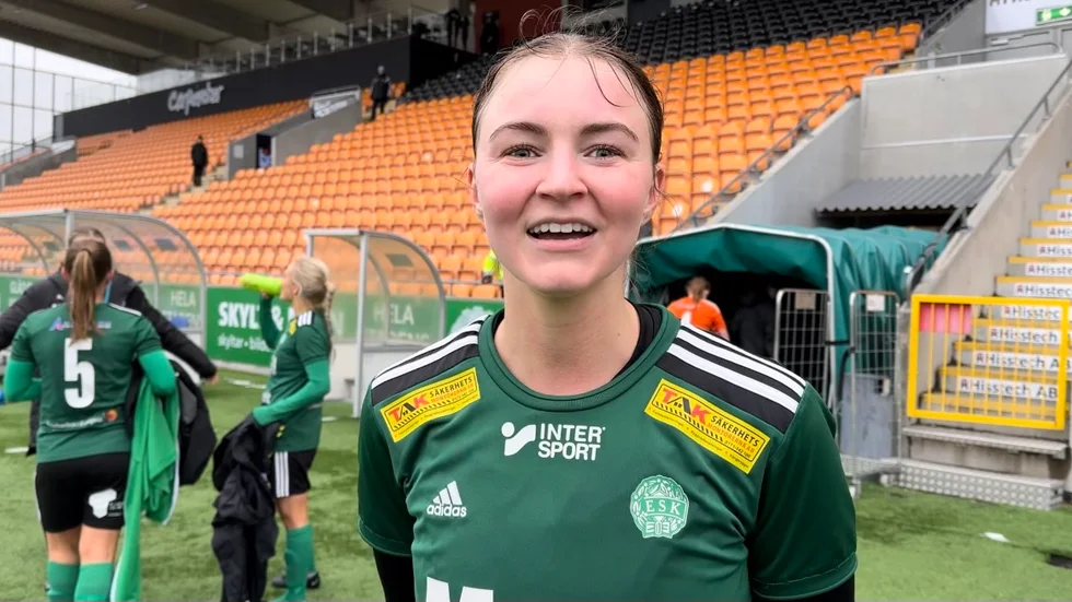 Maja Olsson är skadefri och redo att göra nya mål för ESK under 2024. 