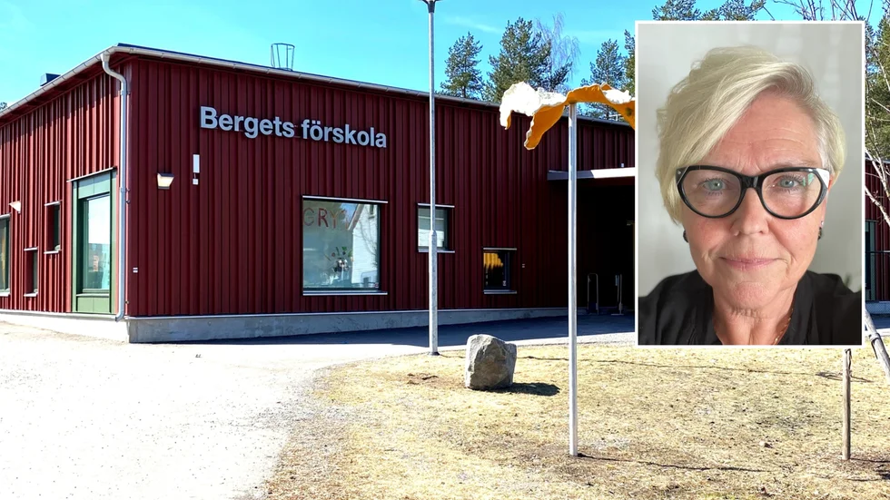 "Vi har redan en rutin, vi söker av området innan vi går ut och är lite extra vaksamma. Nu ökar vi på vår vaksamhet", säger Britt- Louise Eklund, rektor på Bergets förskola.