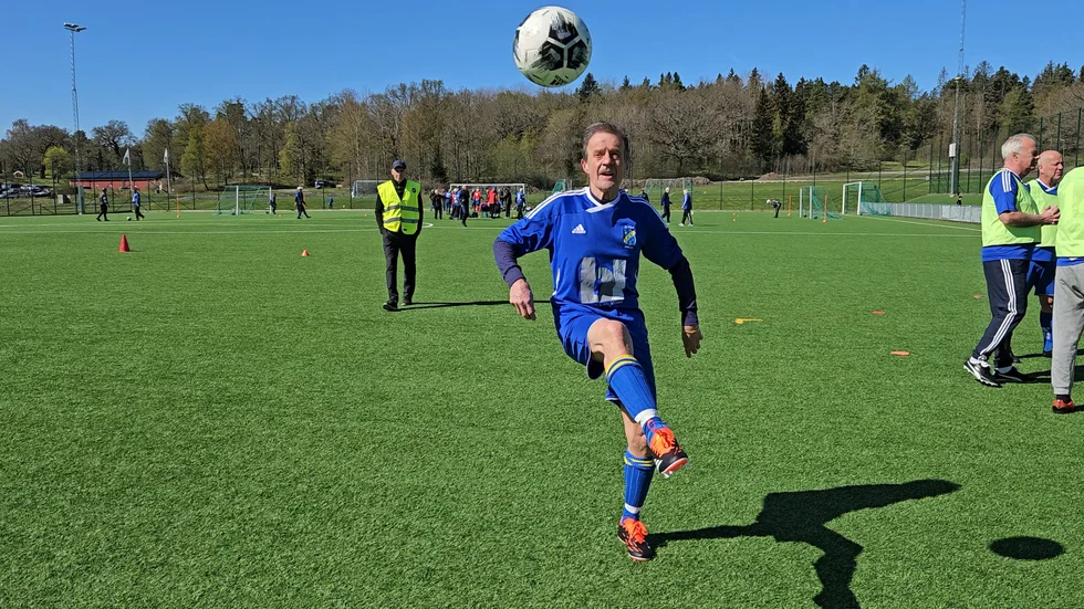 Stefan Axelsson från IK Viljan är laddad inför matchen. 