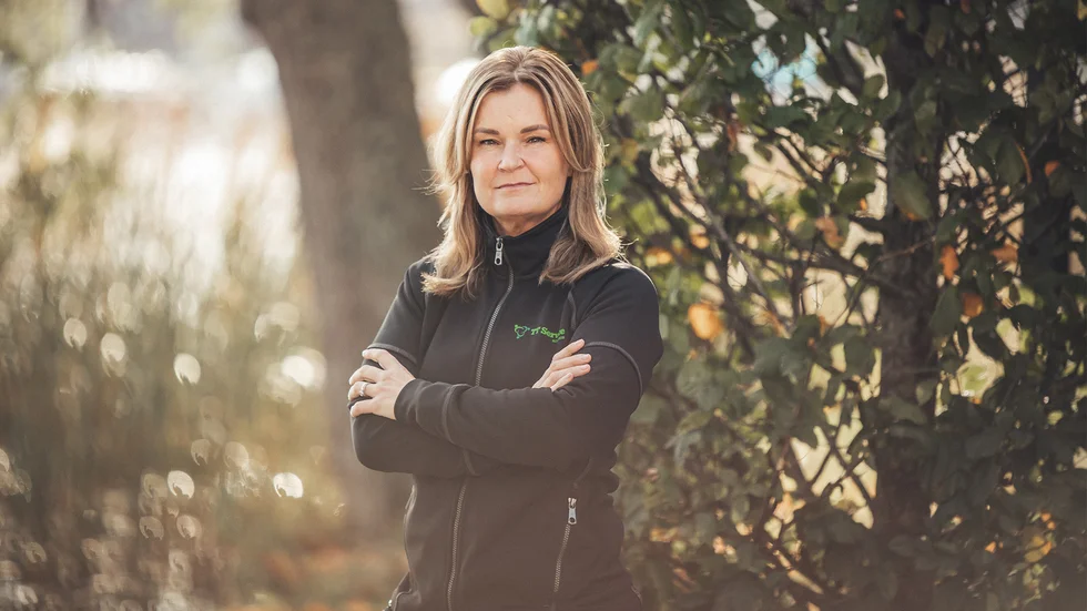 Maria Fredriksson, VD på TT Service Solution.   