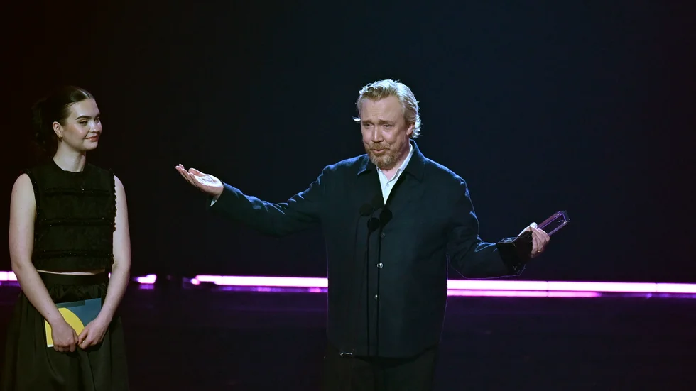 Lars Winnerbäck tilldelades priset Årets rock vid Grammisgalan på Annexet på onsdagen.