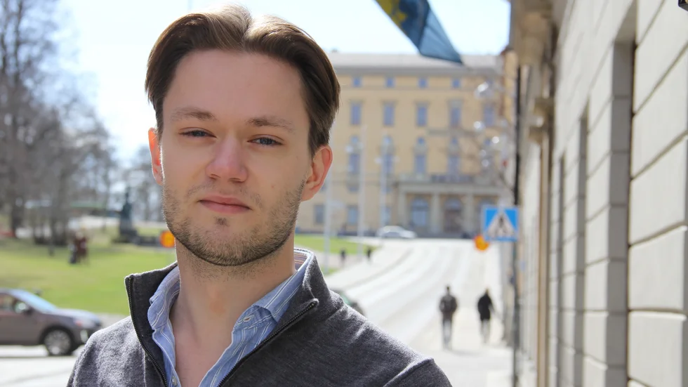 "Det är euforiskt och riktigt kul", säger Johannes Tagesson om champagnegaloppen.