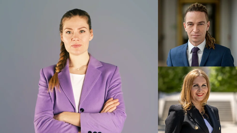 Här ser vi tre av dagens debattörer på bild. 