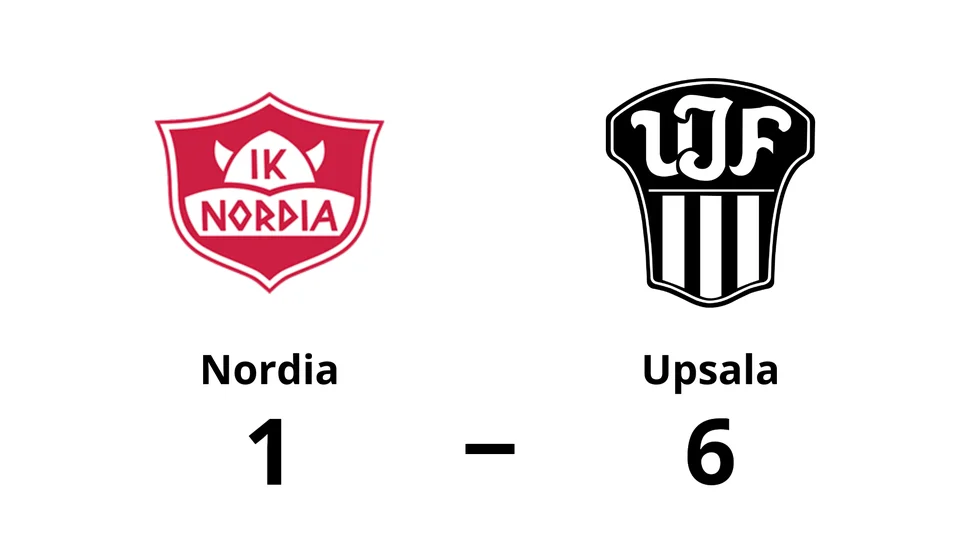 IK Nordia förlorade mot Upsala IF Fotboll 2