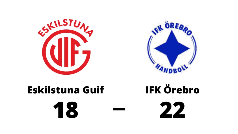 Eskilstuna Guif förlorade mot IFK Örebro