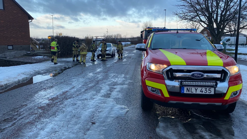 En vattenläcka på Kaptensgatan orsakade en vattenskada på