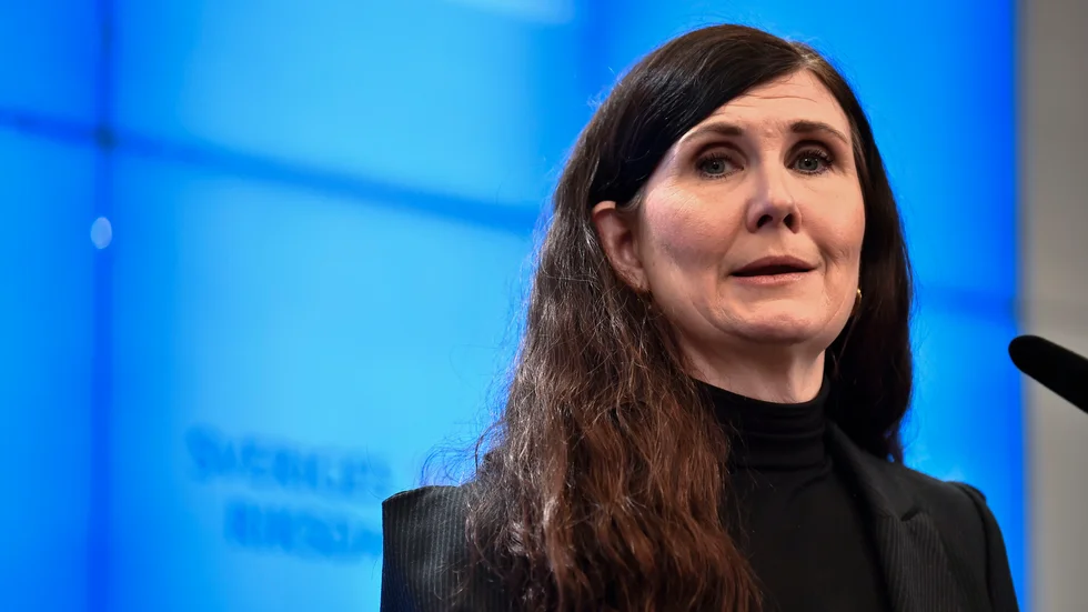 Miljöpartiets språkrör Märta Stenevi (MP). Arkivbild.