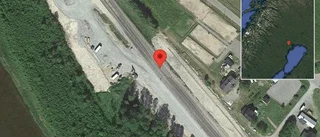 Varning för älg på vägen på väg 97