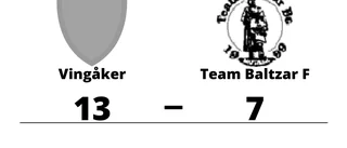 Vingåker vann mot Team Baltzar F
