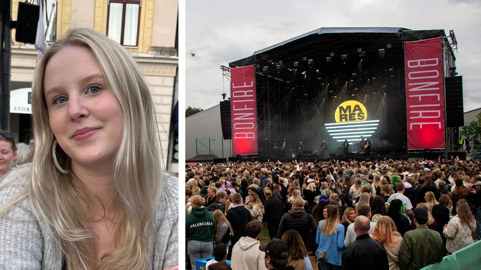 Efter alla turer fram och tillbaka bestämde sig Signe Sandell för att inte gå på Bonfire-festivalen.
