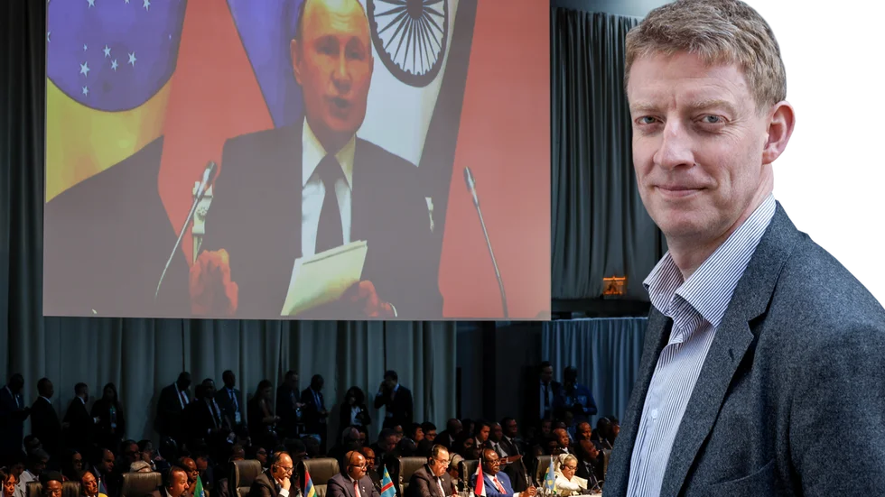 "Det är uppenbart att Brics-länderna vill hålla sig väl med både Ryssland och Kina och att de inte bryr sig nämnvärt om Putins anfallskrig mot Ukraina", konstaterar NSD-krönikören och författaren Jesper Bengtsson.