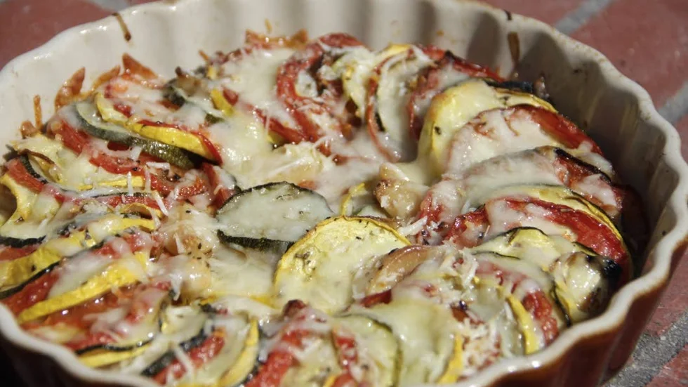 Zucchinigratäng. Grön och god vardagsmat!