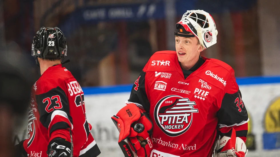 Piteåmålvakten Johannes Sundström skriver på för moderklubben Luleå Hockey som namngiven tredjemålvakt. 