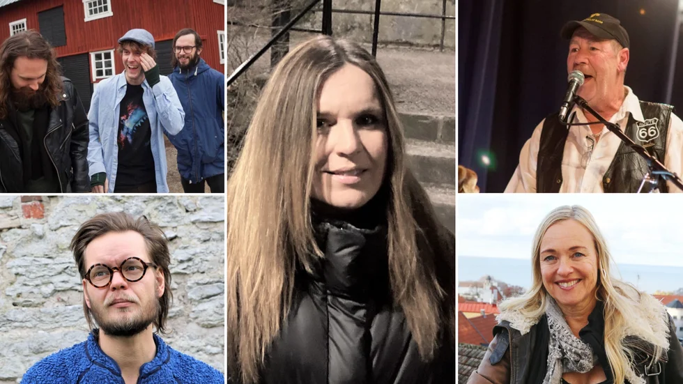 Bandet Riddarna, Charlotte Berg, Janne Lucas Persson, Kim Munck Hemström och Annika Fehling är aktuella på olika vis.