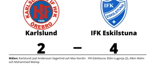 Eldin Lugonja i målform när IFK Eskilstuna vann