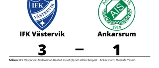 Ankarsrum måste kvala efter förlust mot IFK Västervik