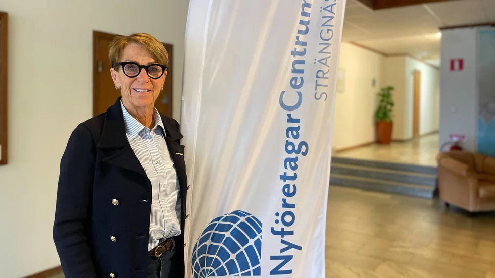 Inger Lindelöw är sedan ett år tillbaka ordförande för Nyföretagarcentrum Strängnäs.