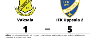 Louie Mendy enda målskytt när Vaksala föll