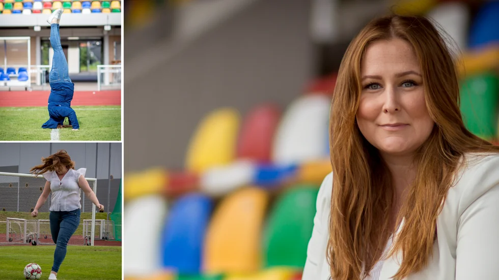 Elin Elander, 34, tar över som sportredaktör på Katrineholms-Kuriren efter Anders Göransson. "Det är stora skor att fylla. Jag är ödmjuk inför uppgiften. Men en av mina styrkor är att jag aldrig ger upp. Jag är oerhört envis, så om inte annat tar jag det på ren vilja", säger Elin Elander.