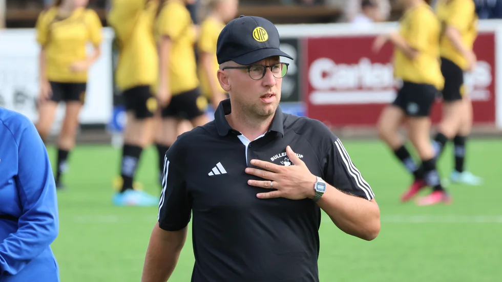 David Lindgren är både verksamhetsansvarig och huvudtränare för herrlaget i Vimmerby IF den här säsongen.