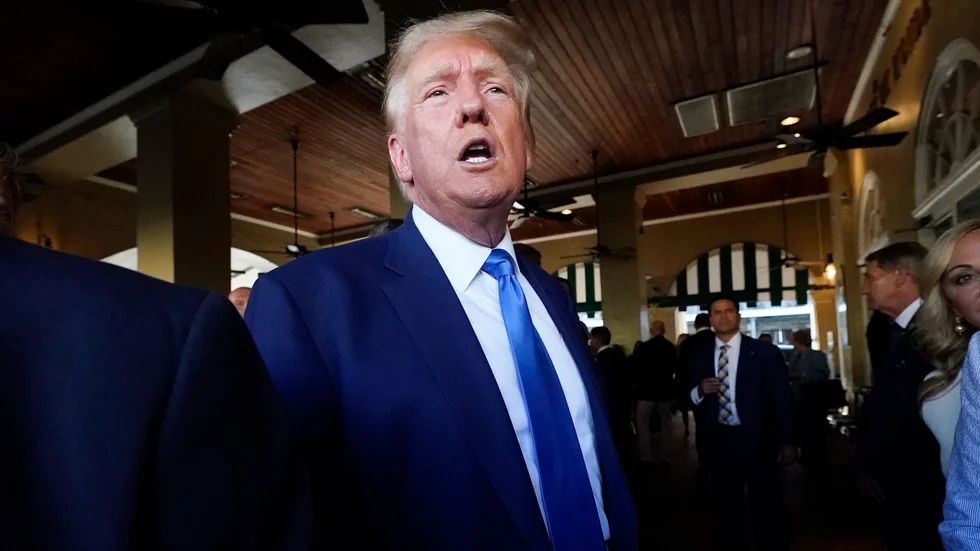 USA:s tidigare president Donald Trump. Arkivbild.