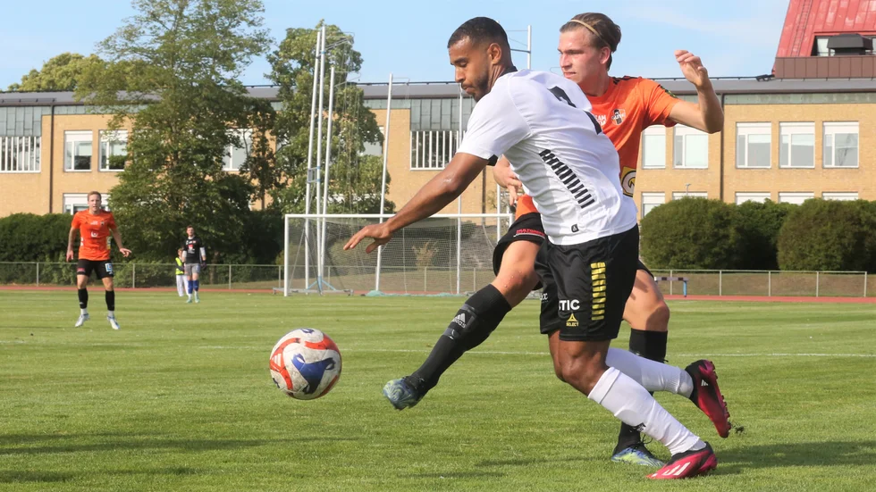 Matchen mellan Skiljebo och FC Gute.