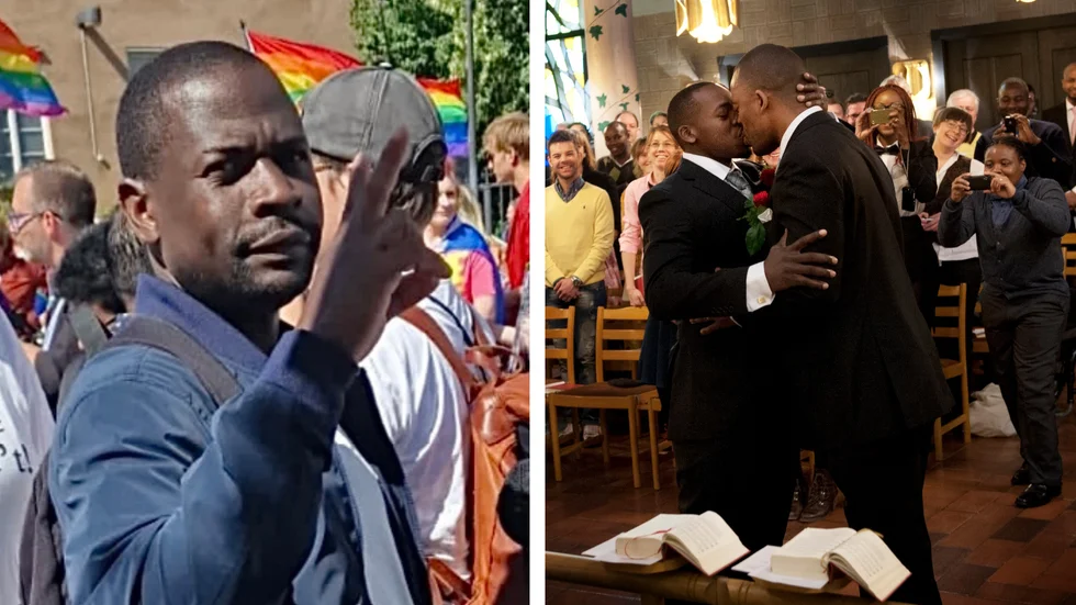 Homosexuella Richard Mugonza riskerar dödsstraff när han utvisas till hemlandet Uganda, i Sverige kan han och andra hbtqi-personer leva fritt och älska vem de vill. 