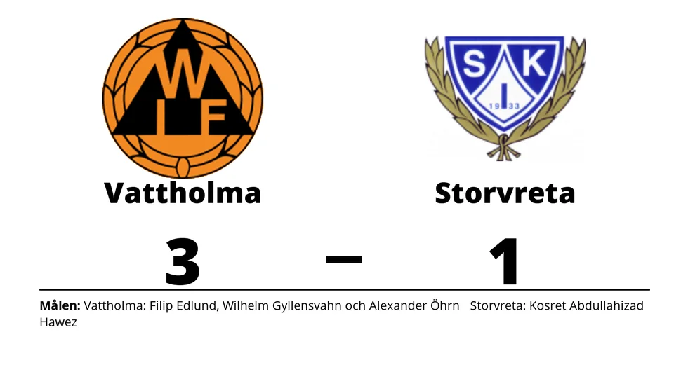 Vattholma IF vann mot Storvreta IK