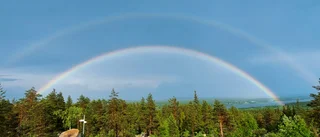 Läsarbild: Regnbågar över Luoppioberget