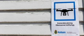 Nu övervakas bostadsområdet av polisens drönare 