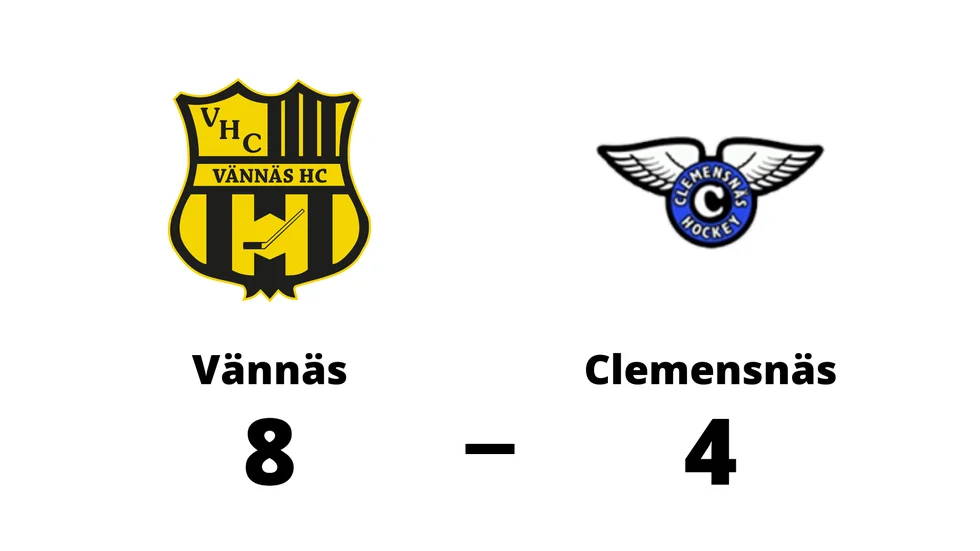 Vännäs HC vann mot Clemensnäs HC