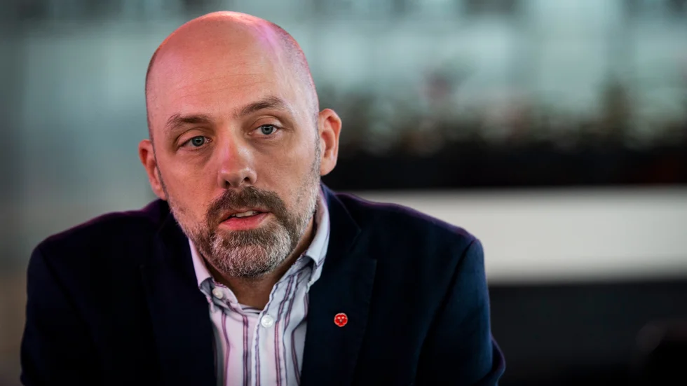 Nicklas Lundström är gruppledare för Vänsterpartiet i Norrköping. 