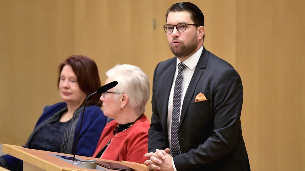 Under riksdagens partiledardebatt spred Åkesson enligt krönikören både hat och sådde split.