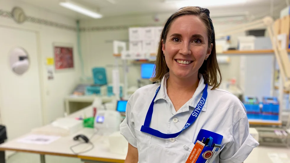 Ina Loarp, biomedicinsk analytiker och Sveriges bästa VFU-handledare inom vården.
