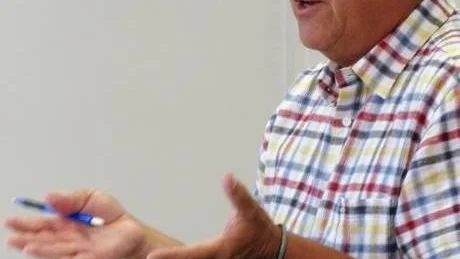 Heltäckande. Torsten Ahlqvist från Länsförsäkringar tyckte att markägarna kan göra upp med Skogsstyrelsen direkt, i stället för att gå via försäkringsbolaget. Alla markägare var försäkrade vid LF.Foto: Per Leino