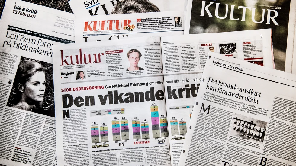 Kulturjournalistiken krymps i en digitaliserad medievärld. Arkivbild.
