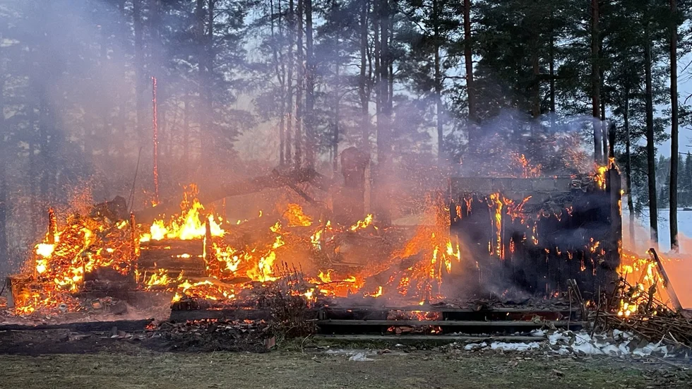 Huset gick inte att rädda.