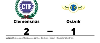 Alec Jansson och Leo Stocksén Nilsson målskyttar när Clemensnäs vände