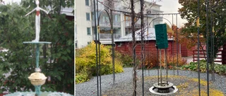 Vem tog statyn från parken i Enköping?
