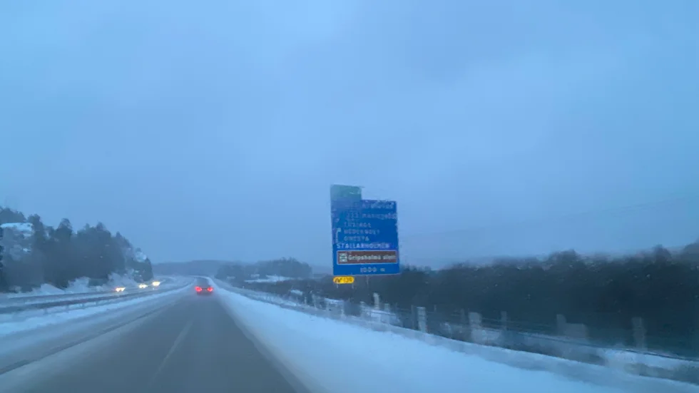E20 utanför Strängnäs.